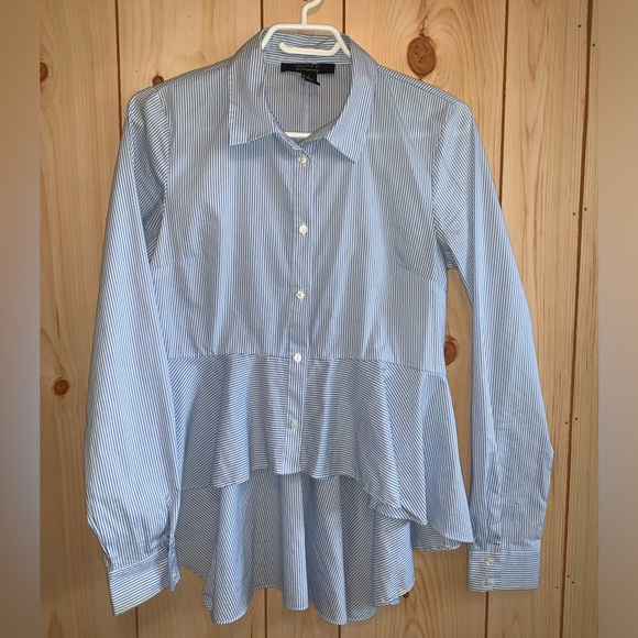 Forever 21 -contemporary-blue stripe -medium - Picture 3 of 11